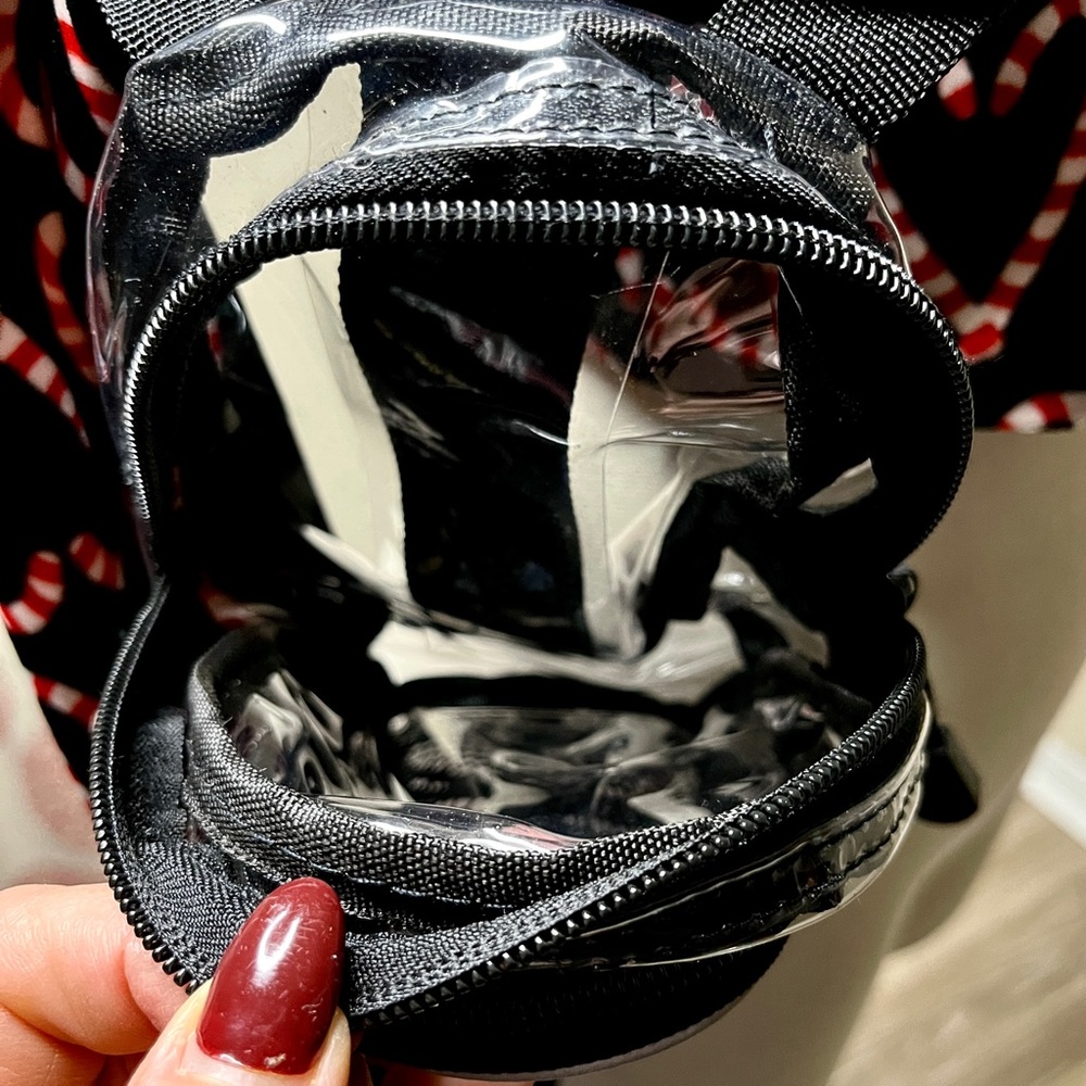 Clear Plastic Transparent Mini Backpack Small Pur… - image 4